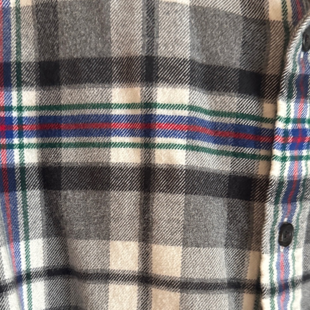Lands' End Men's Warm Plaid Shirt Bundle Outdoors Plaid Shirts Gift for Man Set - Picture 10 of 10